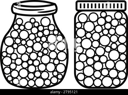 JAR Challenge Tracker wird gespeichert. Design für Spielcontainer mit Kosteneinsparung Stock Vektor
