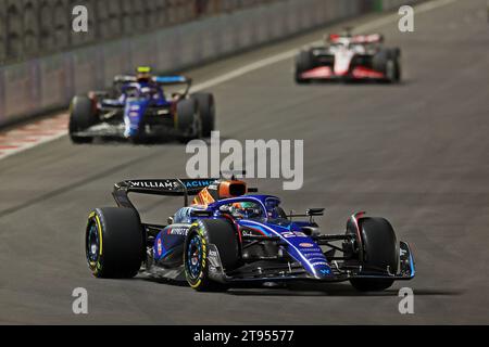 November 2023; Las Vegas, Nevada, USA. F1 Grand Prix der USA, Las Vegas; Renntag; Alex Alton von Williams Stockfoto