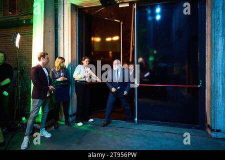 AMSTERDAM - Frans Timmermans am Ergebnisabend von GroenLinks/PvdA für die Wahlen zum Repräsentantenhaus. ANP PHIL NIJHUIS niederlande raus - belgien raus Stockfoto