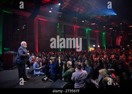 AMSTERDAM - Frans Timmermans am Ergebnisabend von GroenLinks/PvdA für die Wahlen zum Repräsentantenhaus. ANP PHIL NIJHUIS niederlande raus - belgien raus Stockfoto
