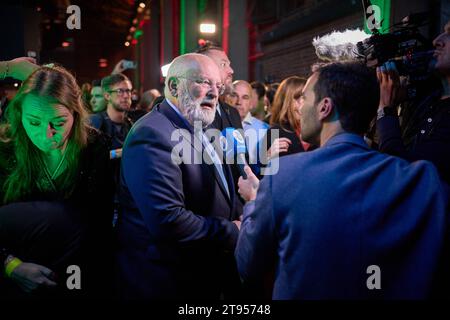 AMSTERDAM - Frans Timmermans am Ergebnisabend von GroenLinks/PvdA für die Wahlen zum Repräsentantenhaus. ANP PHIL NIJHUIS niederlande raus - belgien raus Stockfoto