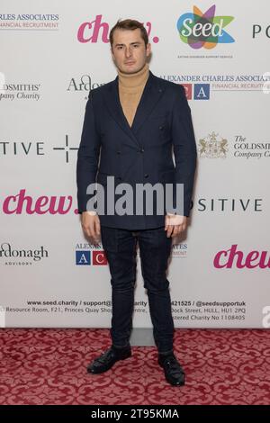 London, Großbritannien. November 2023. Max Bowden nimmt an der SEED Gala 2023 in der Goldsmith's Hall in London Teil. Quelle: SOPA Images Limited/Alamy Live News Stockfoto