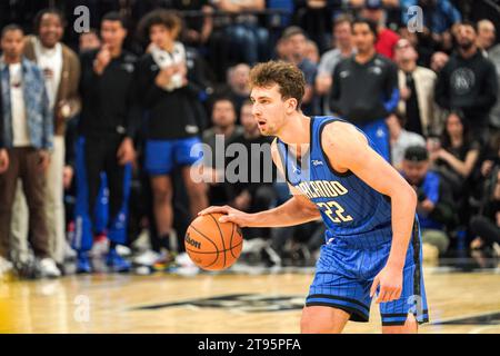 Orlando, Florida, USA, 22. November 2023, Orlando Magic Stürmer Franz Wagner #22 während der zweiten Halbzeit im Amway Center. (Foto: Marty Jean-Louis/Alamy Live News Stockfoto