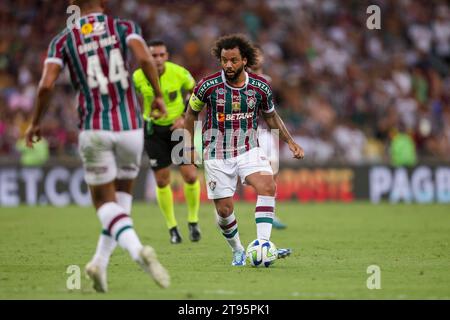 Rio de Janeiro, Brasilien. November 2023. Marcelo of Fluminense, während des Spiels zwischen Fluminense und Sao Paulo, für die brasilianische Serie A 2023, am 22. November im Maracana Stadium in Rio de Janeiro. Foto: Daniel Castelo Branco/DiaEsportivo/Alamy Live News Credit: DiaEsportivo/Alamy Live News Stockfoto