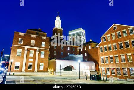Architektur der Innenstadt von Providence in Rhode Island, USA Stockfoto