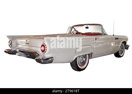 Escondido, CA - 10-30-2023: Ford Thunderbird, Serie 40, Cabriolet, 1957 Auto Stockfoto