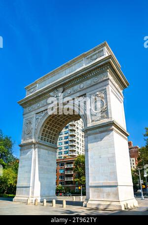 Washington Square Arch in Manhattan - New York City, USA Stockfoto