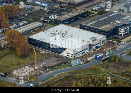 Luftbild, Industriepark Schalker Verein, Gewerbegebiet Europastraße, umgeben von herbstlichen Laubbäumen, Altstadt, Gelsenkirchen, Ruhrgebiet, Nordrhein-Westfalen, Deutschland ACHTUNGxMINDESTHONORARx60xEURO *** Luftansicht, Gewerbepark Schalker Verein, Gewerbegebiet Europastraße, umgeben von herbstlichen Laubbäumen, Altstadt, Gelsenkirchen, Ruhrgebiet, Nordrhein-Westfalen, Deutschland ACHTUNGxMINDESTHONORARx60xEURO Credit: Imago/Alamy Live News Stockfoto