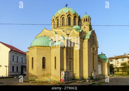 Veliko Tarnovo, Bulgarien - 24. September 2023: Blick auf die Geburt der Marienkathedrale in Veliko Tarnovo, Bulgarien Stockfoto