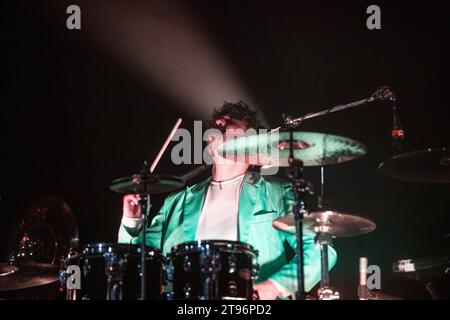 Kroatien, Zagreb, 221123. Fabrik der Kultur. Konzert der amerikanischen Hard-Rock-Band Halestorm. Foto: Nera Simic/CROPIX Copyright: XxNeraxSimicx halestorm tvornica44-221123 Credit: Imago/Alamy Live News Stockfoto