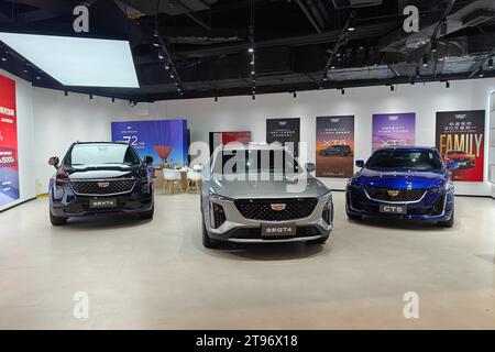 SHANGHAI, CHINA - 23. NOVEMBER 2023 - Cadillac City Center Store in Shanghai, China, 23. November 2023. Stockfoto