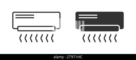 Symbol Klimaanlage. Vektorabbildung Stock Vektor