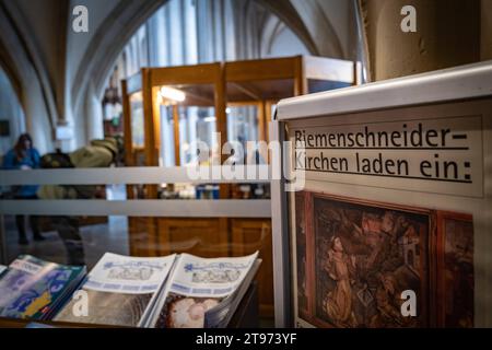 Rothenburg ob der Tauber, Region Franken, Bundesland Bayern St-Jakobs-Kirche mit Riemenschneider Blutaltar - 23.11.2023 Bayern *** Rothenburg ob der Tauber, Region Franken, Bayern St. Jacobs Church with Riemenschneider Blood altar 23 11 2023 Bavaria Credit: Imago/Alamy Live News Stockfoto