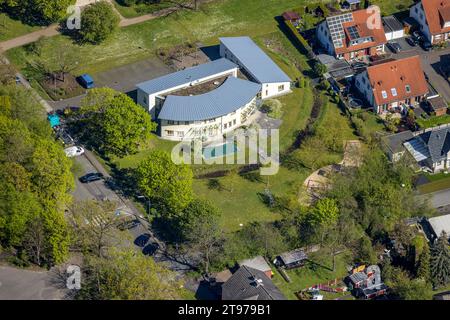 Luftaufnahme, LWL-Tagesklinik und Ambulanz Bergkamen, Oberaden, Bergkamen, Ruhrgebiet, Nordrhein-Westfalen, Deutschland, DE, Europa, Healthcar Stockfoto