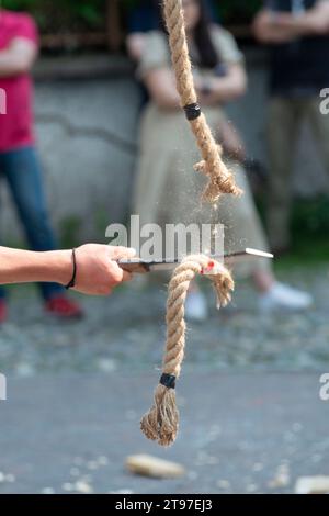 27.05.2023 - Italien, Lombardei, Romano di Lombardia, Broken Blades Italia ASD Show Stockfoto