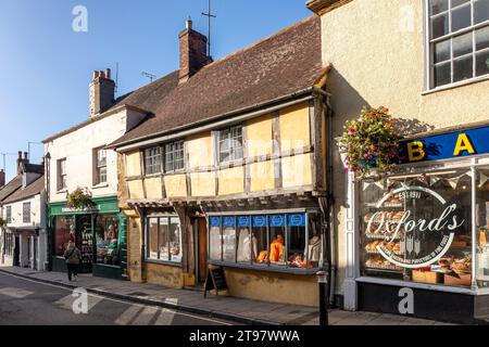 Cheap Street im Stadtzentrum von Sherborne, Sherborne, Dorset, England, Großbritannien Stockfoto