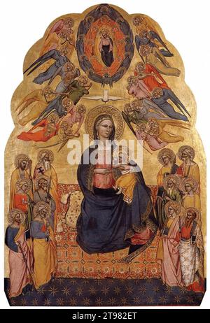 Die Jungfrau der Demut 1375-80 von Cenni Di Francesco Di Ser Cenni Stockfoto
