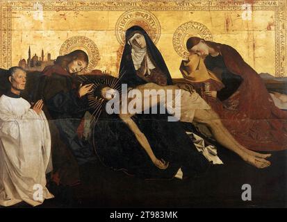 Pietà de Villeneuve-lès-Avignon um 1460 von Enguerrand Charonton Stockfoto