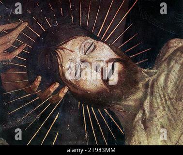 Pietà de Villeneuve-lès-Avignon (Detail) um 1460 von Enguerrand Charonton Stockfoto