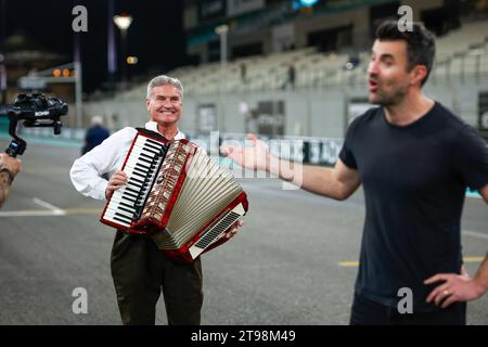 COULTHARD David (gbr), ehemaliger F1-Fahrer, Porträt während des Formel 1 Etihad Airways Abu Dhabi Grand Prix 2023, 22. Runde der Formel-1-Weltmeisterschaft 2023 vom 24. Bis 26. November 2023 auf dem Yas Marina Circuit in Abu Dhabi Stockfoto