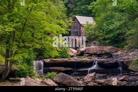 Grist Mill, Babcock State Park West Virginia Stockfoto