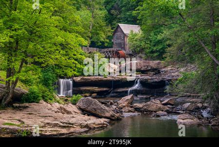 Grist Mill, Babcock State Park West Virginia Stockfoto