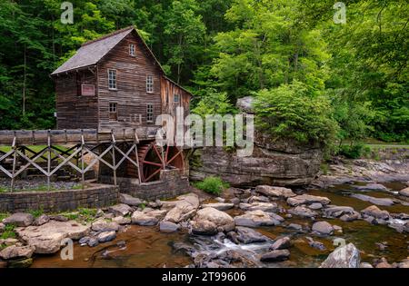 Grist Mill, Babcock State Park West Virginia Stockfoto