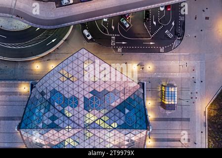 Lodz Fabryczna – der Hauptbahnhof in Lodz, Polen. Stockfoto