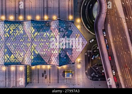 Lodz Fabryczna – der Hauptbahnhof in Lodz, Polen. Stockfoto