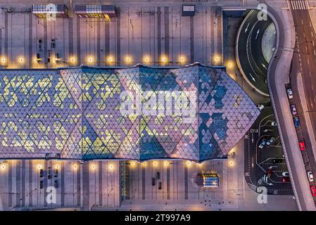 Lodz Fabryczna – der Hauptbahnhof in Lodz, Polen. Stockfoto