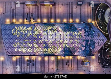 Lodz Fabryczna – der Hauptbahnhof in Lodz, Polen. Stockfoto