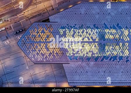 Lodz Fabryczna – der Hauptbahnhof in Lodz, Polen. Stockfoto