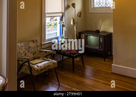 Die Motown Studios befinden sich in einer Reihe von Landhäusern im Boston-Edison Historic District in Detroit. Detroit, Usa Stockfoto