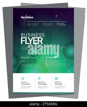 Corporate Business Flyer Template Design Stock Vektor