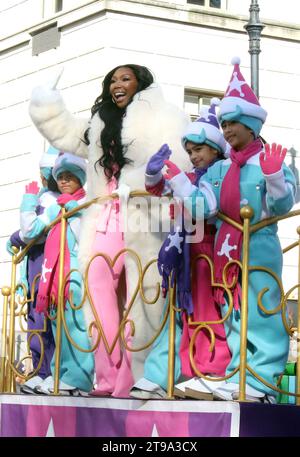 New York, NY, USA. November 2023. Brandy 2023 bei der Macy's Thanksgiving Day Parade am 23. November 2023 in New York City. Quelle: Rw/Media Punch/Alamy Live News Stockfoto