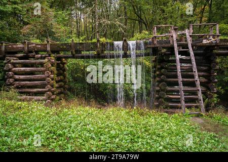 Historische Mingus Mill im Great Smoky Mountains National Park Stockfoto