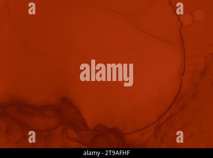 Blutspritzer Rot. Aquarellfarbe Valentinshintergrund. Grunge-Horror-Design. Färbung von brauner Farbe. Blutspritzer Rot. Abstrakter Valentinstag-Hintergrund. Sp Stockfoto