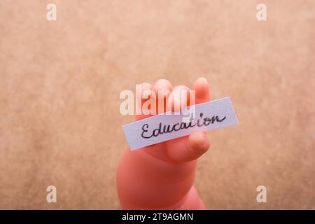 Zurück zur Schule Thema mit Bildung Titel Stockfoto