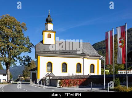 Pfarrkirche St. Joseph in Untertauern, Pongau, Salzburger Land, Österreich Stockfoto