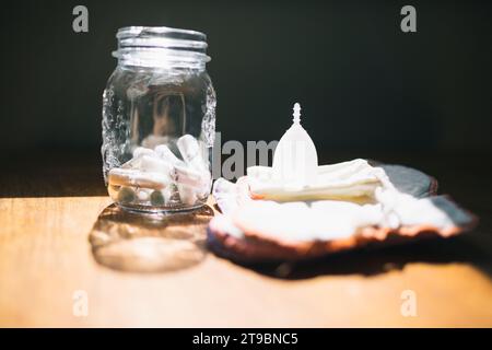 Hygiene- und Menstruationsprodukte für Frauen Stockfoto
