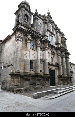 Pontevedra Stadt, Iglesia de San Bartolome (Barock 17. Jahrhundert). Galicien, Spanien. Stockfoto