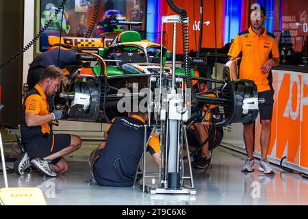 Mexiko-Stadt, Mexiko. Oktober 2023. McLaren MCL60, F1 Grand Prix von Mexiko am 26. Oktober 2023 im Autodromo Hermanos Rodriguez in Mexiko-Stadt. (Foto von HOCH ZWEI) Credit: dpa/Alamy Live News Stockfoto