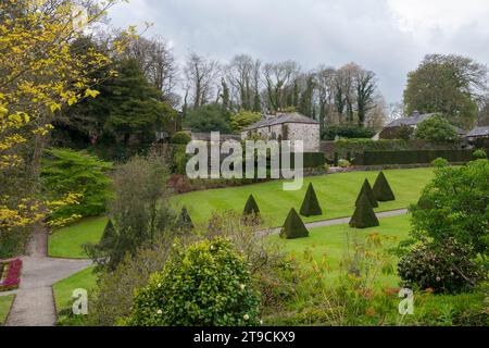 Plas Cadnant Hidden Gardens, Menai Bridge, Anglesey, Nordwales. Stockfoto