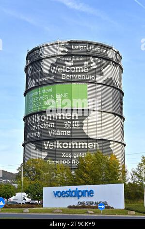 Voestalpine Stahlwerk in Linz, Oberösterreich Stockfoto