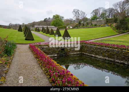 Plas Cadnant Hidden Gardens, Menai Bridge, Anglesey, Nordwales. Stockfoto