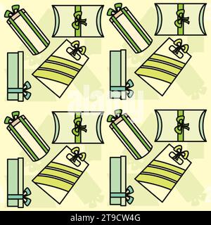 Farbige Symbole Muster Hintergrund Vektor Stock Vektor