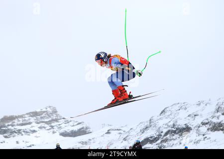 Goggia Sofia ITA Matterhorn Cervino Speed Opening Training fand im November 2023 bei Fabrizio Malisan Photography statt Stockfoto