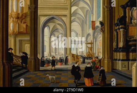 Imaginary Church Interior 1629 von Dirck Van Delen Stockfoto