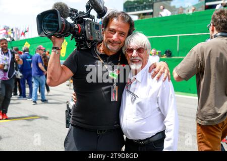 Bernie Ecclestone (GBR), der F1 Grand Prix von Brasilien beim Autodromo Jose Carlos Pace am 5. November 2023 in Sao Paulo, Brasilien. (Foto: HOCH ZWEI) Stockfoto