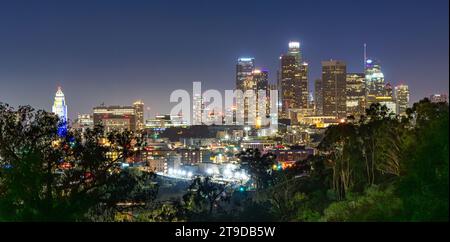 Blick auf die Innenstadt von Los Angeles. Kalifornien, USA Stockfoto